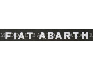 FIAT ABARTH SEPARATE LETTERS